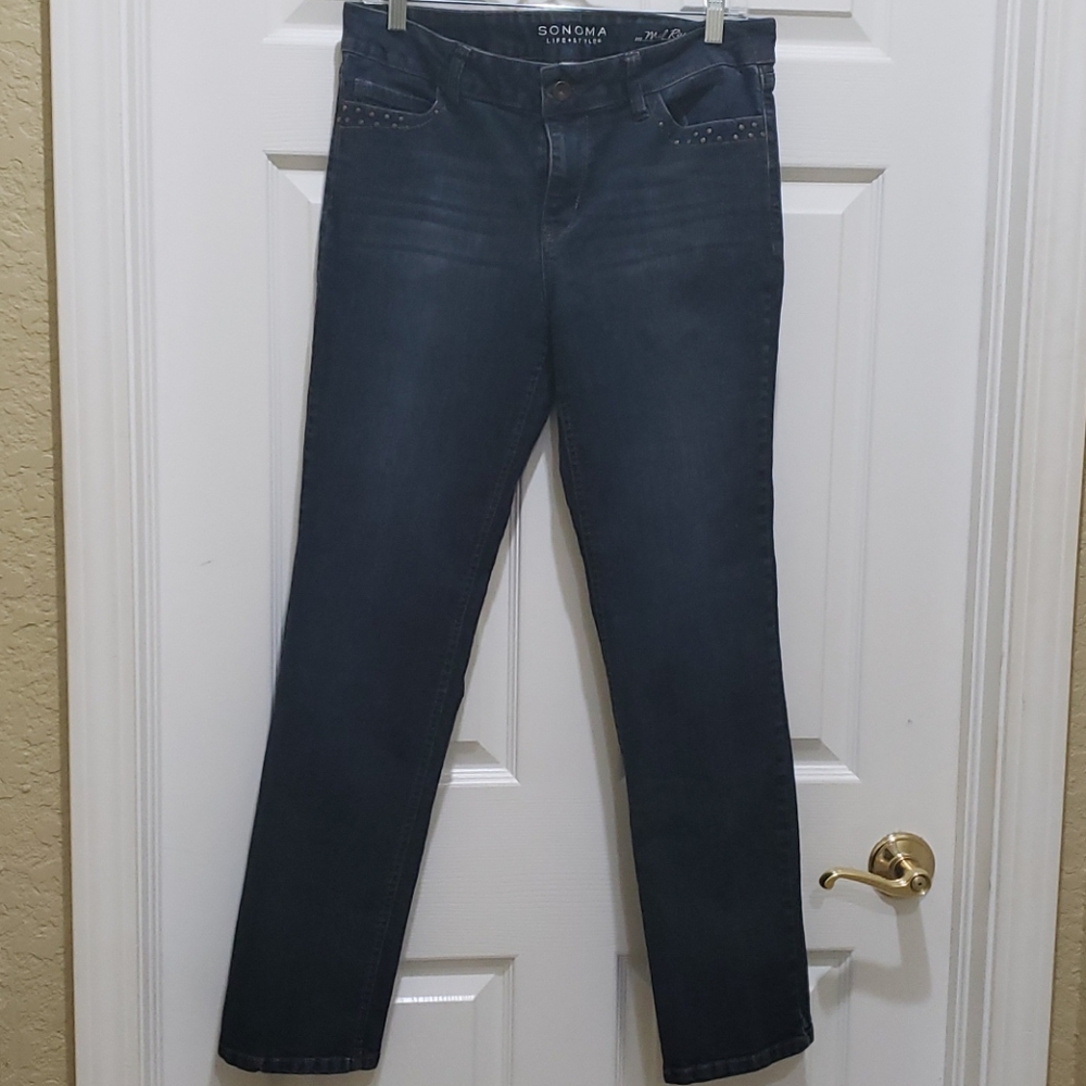 Sonoma Women's Size 12 Straight Leg Jeans